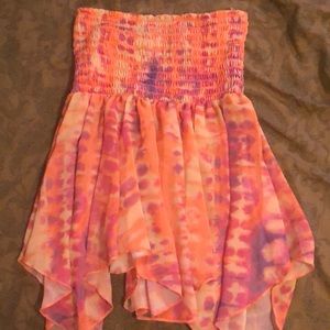 Summer strapless top